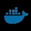 Docker containerization logo